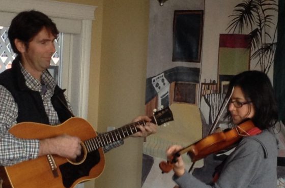 St. Paddy’s Day with Trish Clair-Peck & partner Jeff on guitar